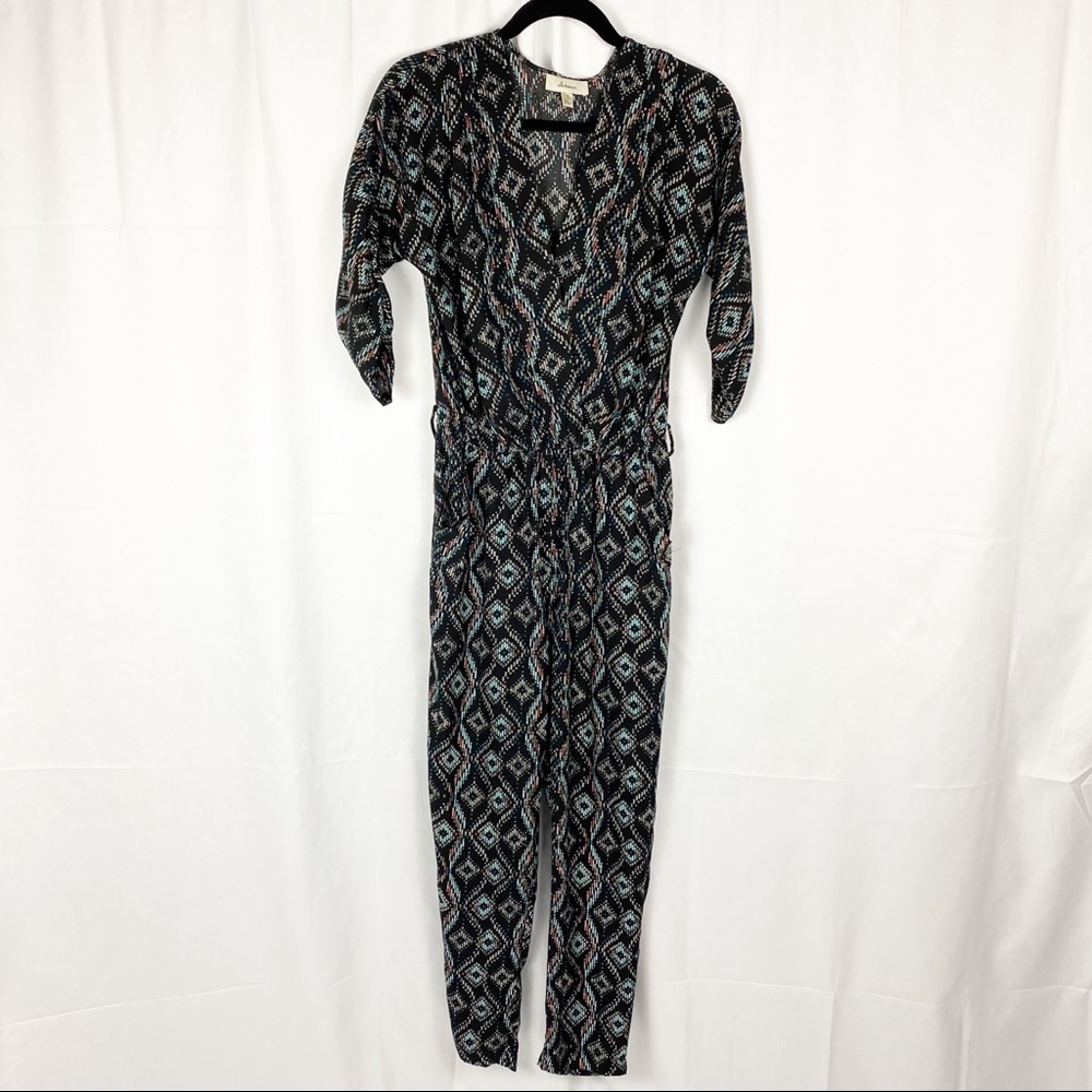 ELEVENSES Anthropologie Print Jumpsuit XS - Picture 2 of 6